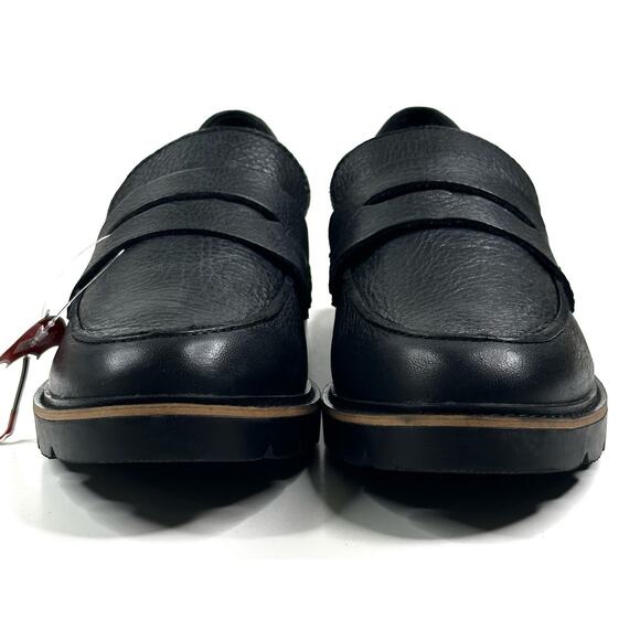 Blondo Peyton Waterproof Black Leather Casual Slip On Loafers Women's 9.5M New - Picture 3 of 11